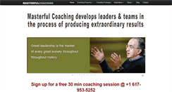 Desktop Screenshot of masterfulcoaching.com